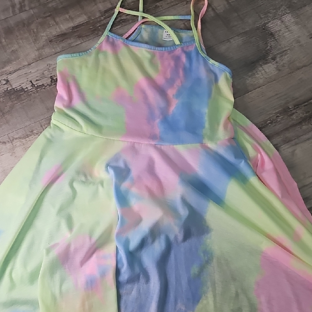 SHEIN Pastel Tie-Dye Top